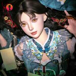 [SHEDOLL] Tanya(Jiang Xiao-TANG) 160cm | C-cup Gothic Witch · Blood-Stained Dress & Bandages · Poseable Joints | Halloween Succubus Doll